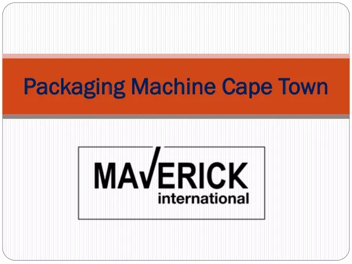 packaging machine cape town