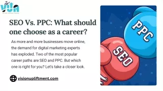SEO Vs PPC What should one choose as a career