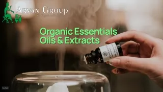 Essential Oils Supplier - Organic Essential Oils India.