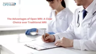 The Advantages of Open MRI A Clear Choice over Traditional MRI
