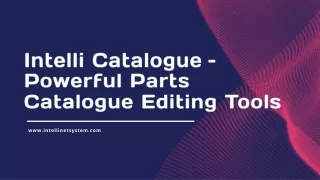 intelli catalogue powerful parts catalogue