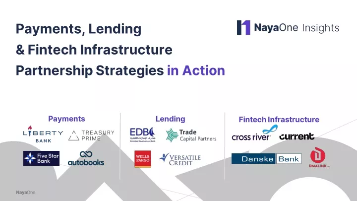 payments lending fintech infrastructure