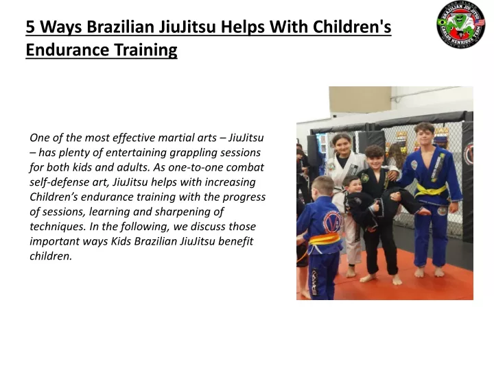 5 ways brazilian jiujitsu helps with children