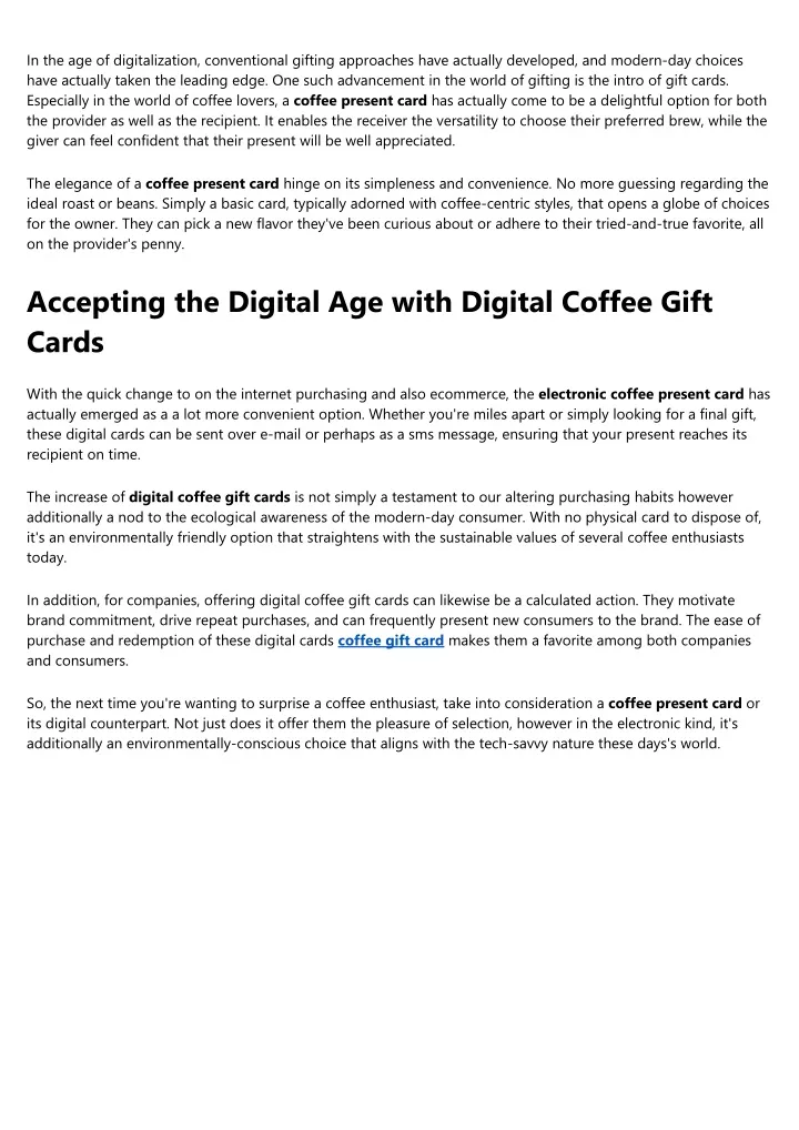 in the age of digitalization conventional gifting