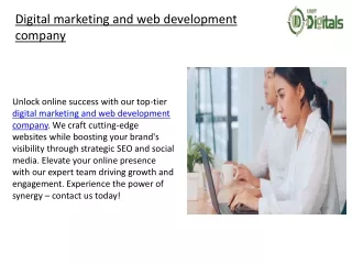 Digital marketing and Web development company