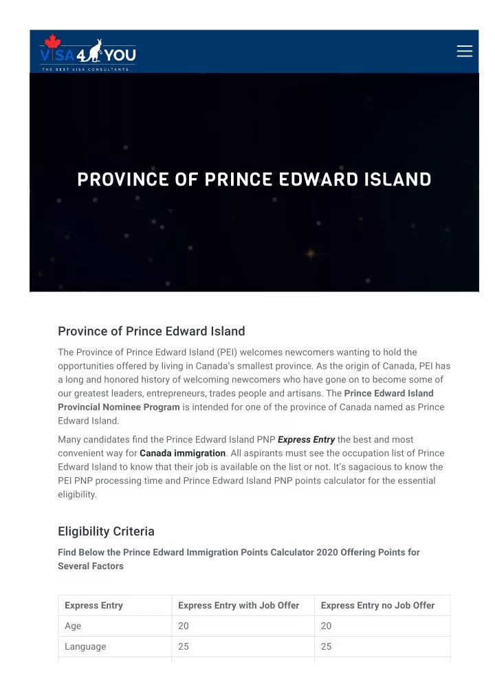 province of prince edward island