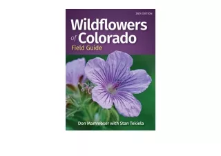 Kindle online PDF Wildflowers of Colorado Field Guide Wildflower Identification