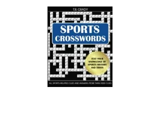 Download Sports Crosswords Test Your Knowledge of Sports History and Trivia for