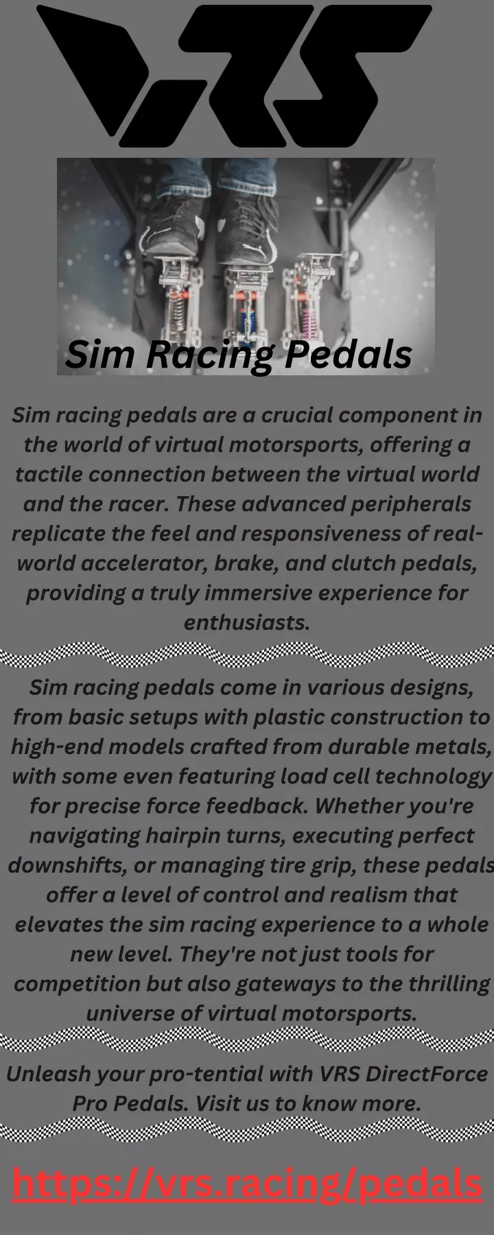 sim racing pedals