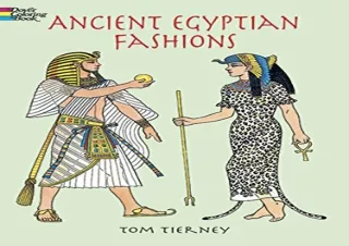 Download Ancient Egyptian Fashions Coloring Book (Dover Fashion Coloring Book) A