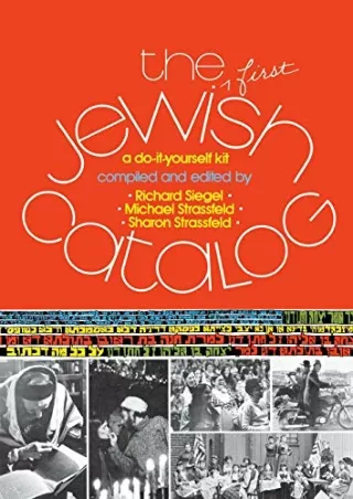 READ [PDF] The First Jewish Catalog: A Do-It-Yourself Kit