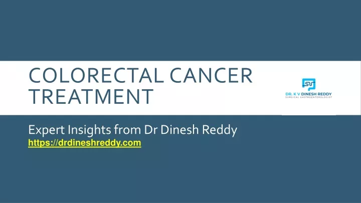 colorectal cancer treatment