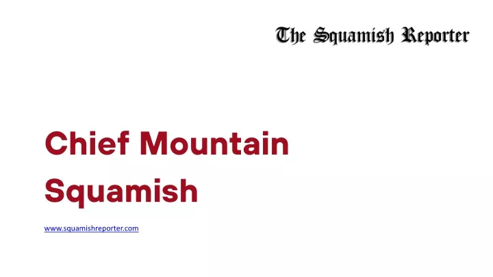 chief mountain squamish