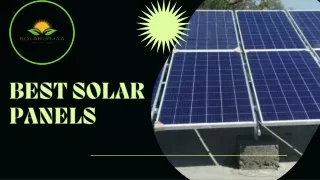 Best Solar Panels in India | Solarurjaa