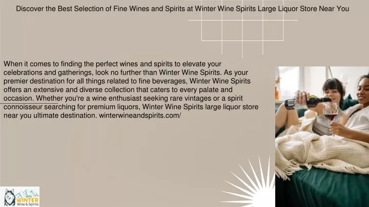 discover the best selection of fine wines