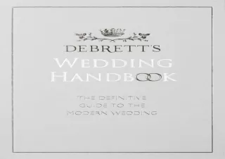 [PDF] Debrett's Wedding Handbook Kindle