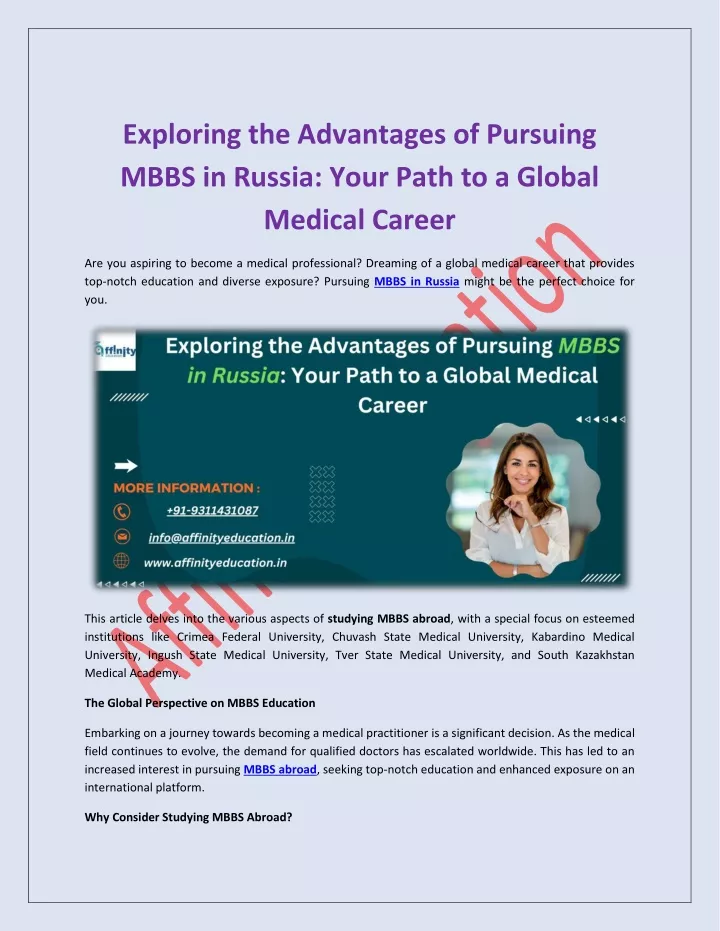 exploring the advantages of pursuing mbbs