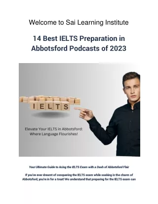 14 Best IELTS Preparation in Abbotsford Podcasts of 2023