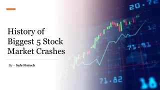 History of Biggest 5 Stock Market Crashes