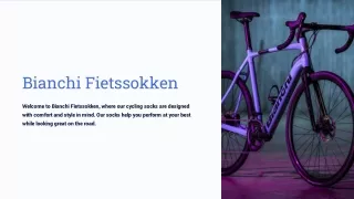 Verbeter je fietsspel met Bianchi Fietssokken - de perfecte mix van stijl en pr