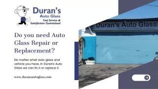Duran's Auto Glass Repair & Replacement Service San Pablo-ppt2