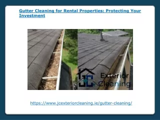 Gutter Cleaning for Rental Properties