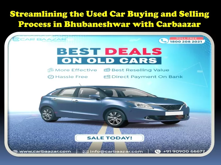 streamlining the used car buying and selling