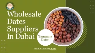 Wholesale Dates Suppliers In Dubai