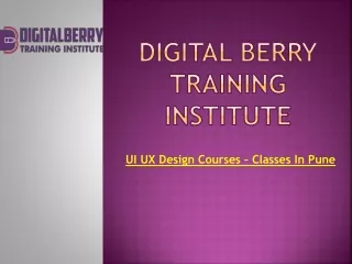 UI UX Training Institute In Pune