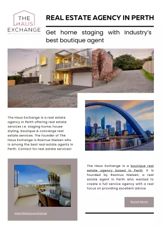 Real estate agency in Perth - The Haus Exchange