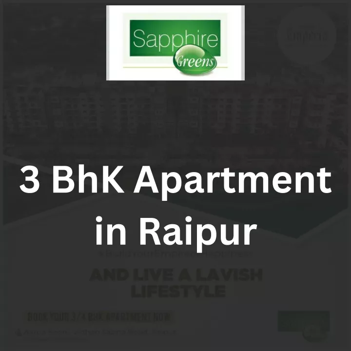 3 bhk apartment in raipur