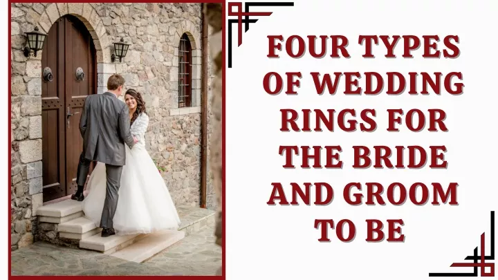 four types four types of wedding of wedding rings