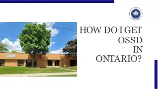 How do I get OSSD in Ontario?