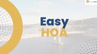 Small HOA Management Software - EasyHOA