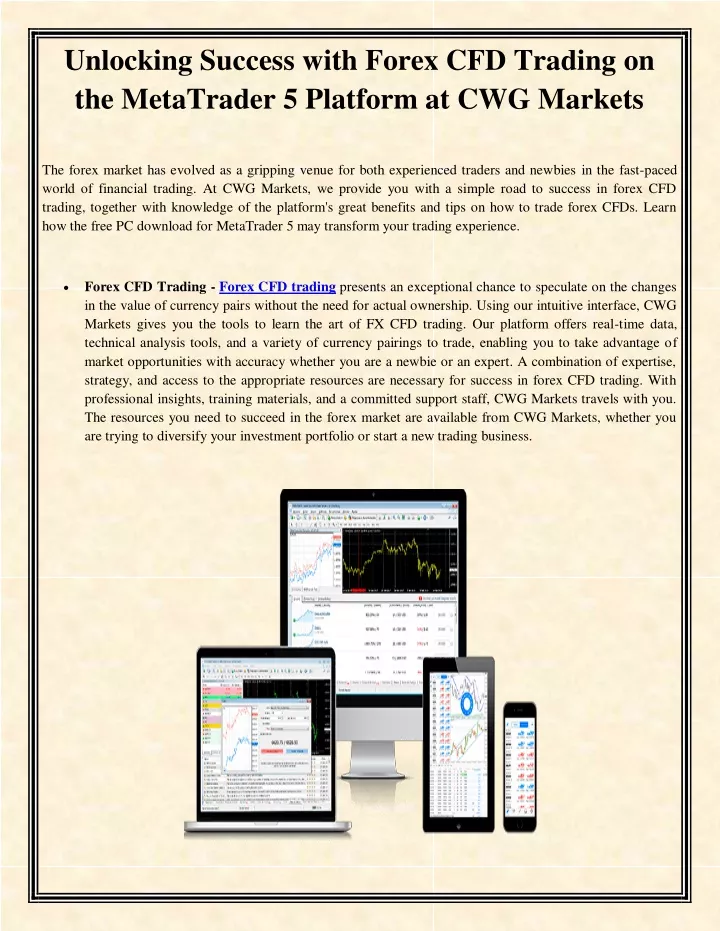 unlocking success with forex cfd trading