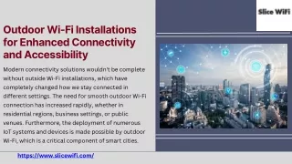 Expert Outdoor Wi-Fi Installations in New York City | Seamless Connectivity