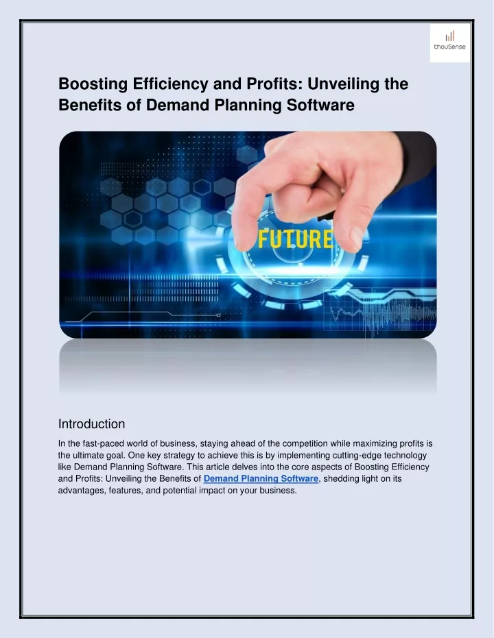 boosting efficiency and profits unveiling
