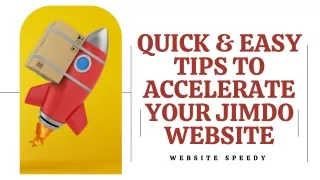 Quick & Easy Tips To Accelerate Your Jimdo Website