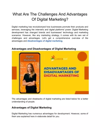 What Are The Benefits And Drawbacks Of Digital Marketing?