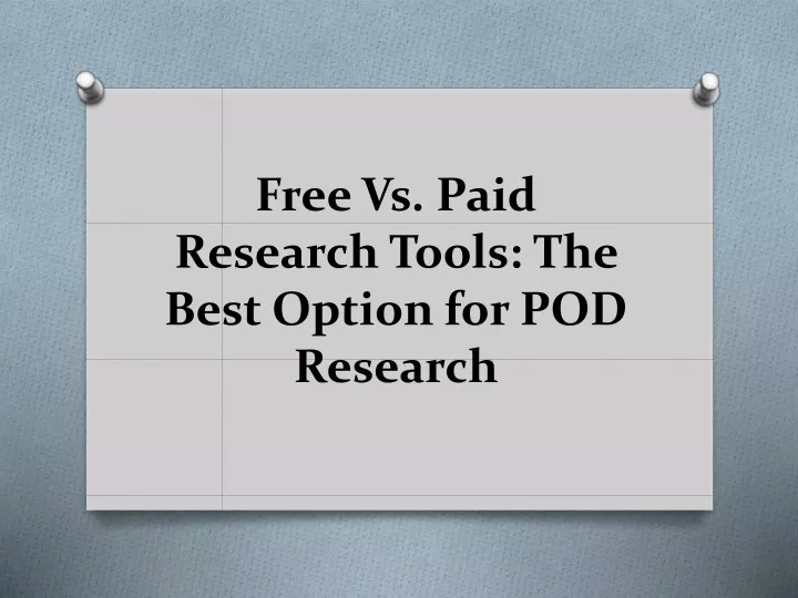 free vs paid research tools the best option for pod research