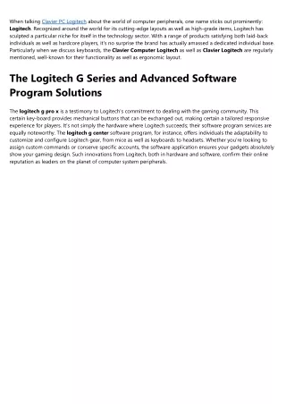 Helping The others Realize The Advantages Of logitech