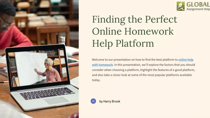 finding the perfect online homework help platform