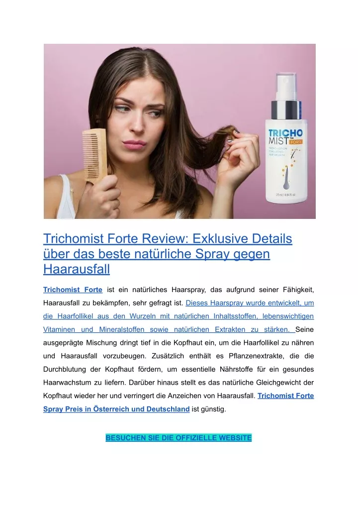 trichomist forte review exklusive details