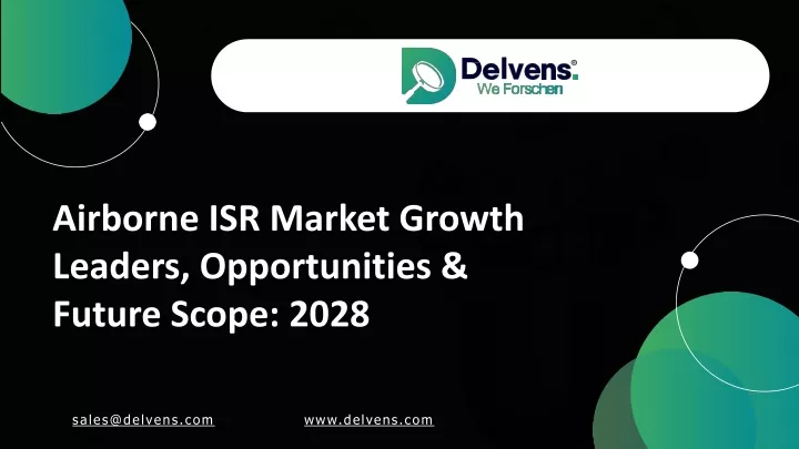 airborne isr market growth leaders opportunities