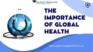 The Importance of Global Health