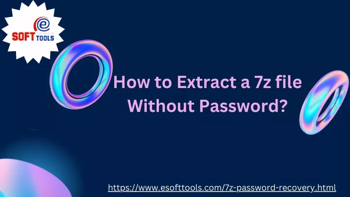 how to extract a 7z file without password