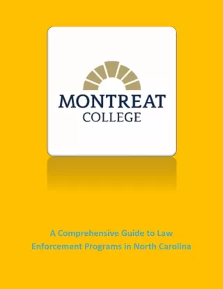 a comprehensive guide to law enforcement programs