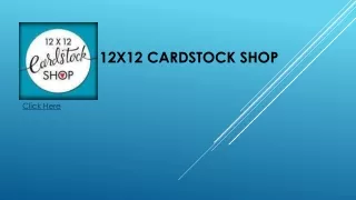 12x12 Cardstock Blog 3