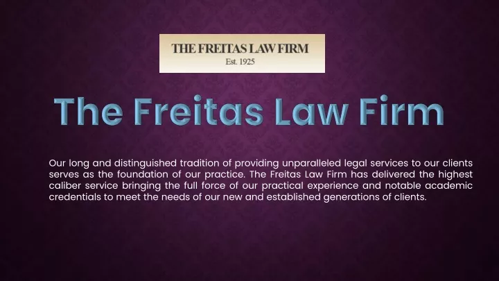 the freitas law firm