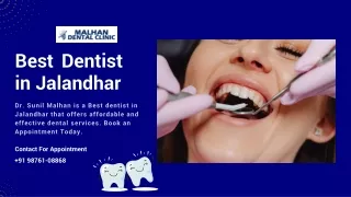 Best Dentist in Jalandhar - Malhan Dental Clinic Jalandhar